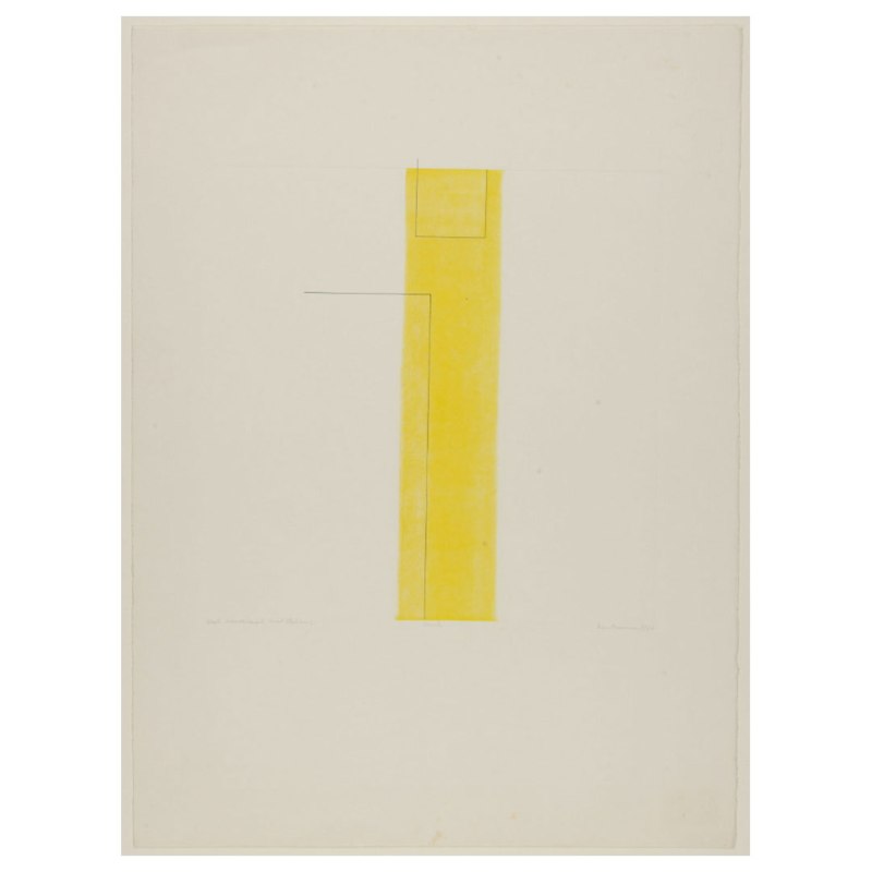 Geel vertikaal met tekening&nbsp;(1974)