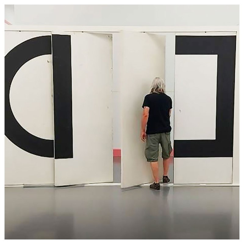 Vier draaibare panelen met ronde en rechthoekige vormen&nbsp;(1971)